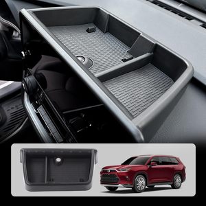Scatola di immagazzinaggio del cruscotto dello schermo della Console centrale con vassoio portaoggetti antiscivolo nero - Product Image 2
