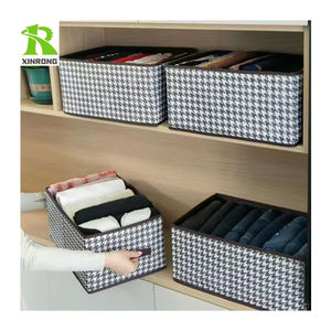 Caja de almacenamiento de cesta de precio al por mayor para cesta de almacenamiento con asas de gran capacidad - Product Image 1