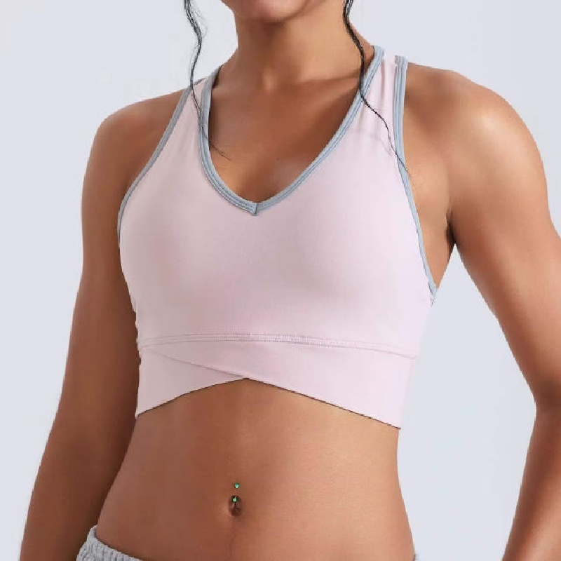 Women's Seamless Long Sleeved Yoga Suit, Round Neck Sports Top, Tight Fitting Outdoor Fitness Suit women's gym tank top