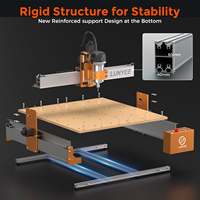 Máquina Fresadora CNC LUNYEE 4040 Pro Max, Recortadora de 710W y Accionamiento por Riel Lineal