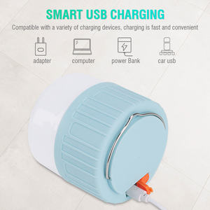 Xách tay mini cắm trại dẫn ánh sáng sân vườn đèn bóng đèn ngoài trời chiếu sáng USB sạc treo Đèn Cắm Trại - Product Image 5