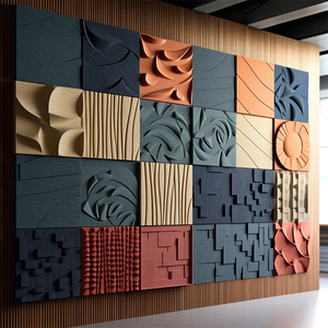 Arte Mural 3D Moderno Hecho a Mano, Decoración de Pared para el Hogar, Pintura Abstracta de Arte Mural 3D - Product Image 6