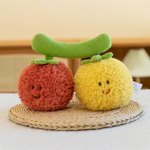 Machine à griffes de 8 pouces Jouets créatifs en coton mignon Poupées de style fruits et légumes pour enfants Jouets en peluche personnalisés en gros - Product Image 2