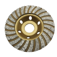 Disque de meulage diamanté turbo JIUYAN 115 mm pour préparation de surface et ébavurage, multi-grains, haute efficacité