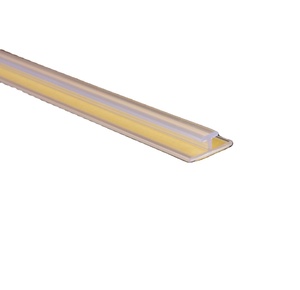Sıcak Satış Perakende Mağazası PVC Raf Durdurucu T Rayı Raf İtici Sistemi için Şeffaf/Özel Renk 37mm Yükseklik %100 Çevre Dostu - Product Image 1
