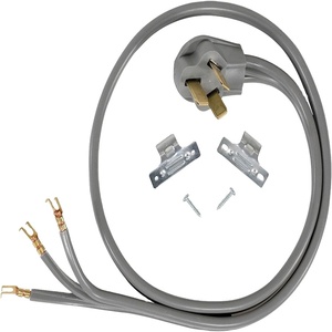 Cordon de gamme 1050P SRDT 40A 50A 125V 250V 2 * 8AWG + 10AWG certifié 4ft 6ft câble d'<span class=keywords><strong>alimentation</strong></span> en cuivre à 3 broches pour <span class=keywords><strong>machine</strong></span> à <span class=keywords><strong>laver</strong></span> - Product Image 1