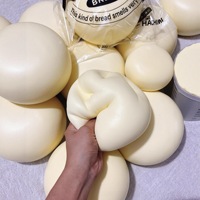 Jouet anti-stress à presser en forme de pain au lait extra-large, super moelleux et doux, à récupération lente, pour garçons de 6 mois