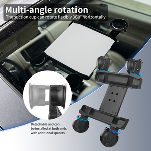 Support VINmounts à quatre ventouses pour l'installation Starlink Mini sur véhicule ou bateau - Support anti-vibration en nylon renforcé et durable - Product Image 3