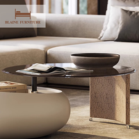 Vente en gros élégante table basse laquée écologique pour chambre à coucher personnalisée en usine table d'appoint de meubles de salon au design unique et moderne