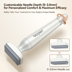 Dual-Action Microneedling <b>Pen</b> with 64 and 120 Needles, 0-3.0mm Adjustable Depth for Professional Skin Rejuvenation - Product Image 3