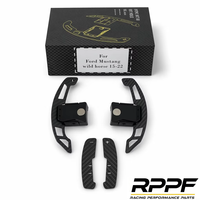 Accessoires de volant sport en fibre de carbone véritable RPPF personnalisés, levier de vitesses magnétique pour Mustang GT 2015-2022 S550