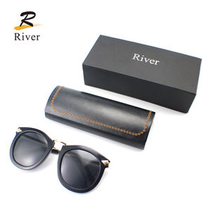 Benutzer definierte Brillen tasche Box <span class=keywords><strong>Pouch</strong></span> Brillen etuis & Taschen Brillen Sonnenbrille Ledertasche Sonnenbrille Verpackungs set - Product Image 4