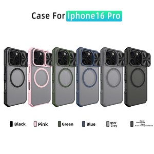 Approvisionnement transfrontalier pour les coques de téléphone Apple iPhone 16 Pro, dotées d'un fenêtre pour objectif, d'un support et d'une recharge magnétique sans fil - Product Image 1