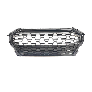 Calandre avant noire brillante en nid d'abeille de style RSQ3 pour <span class=keywords><strong>Audi</strong></span> <span class=keywords><strong>Q3</strong></span> SQ3 2020 2021 <span class=keywords><strong>2022</strong></span> 2023 2024 - Product Image 4