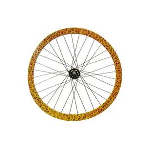700C 固定齿轮轮毂轮辐自行车车轮由中国供应商制造自行车车轮
