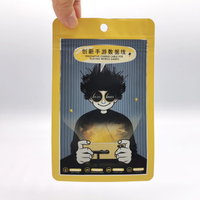 Digital Print 3 sisi segel ritsleting bening transparan plastik USB kabel Ziplock casing telepon tas kemasan