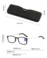 Haute qualité nouvelle Chine gros lunettes pliantes élégant lunettes cadres bleu lumière bloquant lunettes Portable lunettes de lecture