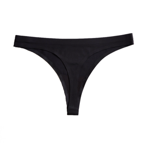 Culotte string sportive sans couture taille basse en soie glacée respirante et sexy, prix direct usine, sous-vêtements unis pour femmes - Product Image 1
