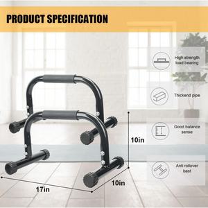 Barres parallèles pour exercices <span class=keywords><strong>au</strong></span> <span class=keywords><strong>sol</strong></span>, entraînement de force, planche complète, dips, gymnastique, push-ups, équipement de musculation - Product Image 2
