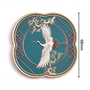 Creative New Design Embossed Logo Metal Single Side Portable Handheld Makeup <b>Mirror</b> - Product Image 2