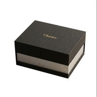 FAVORCRAFTS Boîtes cadeaux rigides rectangulaires de luxe personnalisées réutilisables à double porte, écologiques, avec doublure en éponge pour parfum et anniversaire