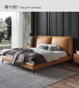 Best Double <b>Queen</b> King <b>Size</b> Platform Bedroom Furniture Solid Oak Wood Tatami <b>Bed</b> with Headboard Soft Floating <b>Bed</b> Frame - Product Image 2