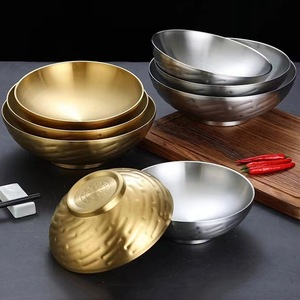 Yolecen Bol conique isolé à double couche en acier inoxydable 304 à pieds hauts et inclinés pour une utilisation à la maison dans un restaurant et un hôtel-pour le froid - Product Image 5