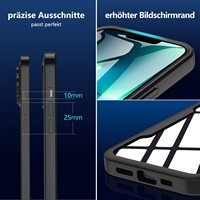 Étui pour Xiaomi 17T Pro Max 14T 13T Poco X6 Pro Redmi 14C Note 13 Pro Plus 5G, protection d'écran complète antichoc 360°, coque de téléphone