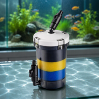 Filtre à cartouche silencieux à faible bruit, chambre à médias détachable, entretien rapide, remplacement pratique pour aquarium