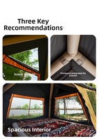 Tente de camping gonflable imperméable pour 2 personnes, avec auvent, en tissu Oxford, installation automatique, tente de glamping toutes saisons, pour le camping en plein air