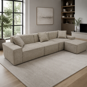 Canapé modulaire compressé en chenille <span class=keywords><strong>de</strong></span> 3m+ avec ressorts, sans cadre, effet nuage, pour projets <span class=keywords><strong>de</strong></span> mobilier <span class=keywords><strong>de</strong></span> salon - Vente en gros - Product Image 3