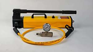 ชุดปั๊มไฮดรอลิกแบบแมนนวล Vit-w เทียบเท่า Enerpac Vp-80 ถังน้ำมันอะลูมิเนียมความจุ 2300 ซม. แบบสองสปีด แอคชั่นเดี่ยว เหมาะสำหรับ - Product Image 2