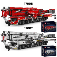 Mould King 17007 17008 Serie Ingeniería RC LTM11200 Camión Grúa, Bloques de Construcción, Modelo Técnico, Juguetes Educativos, Regalo Festivo