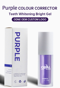 Oral White élimine efficacement les taches, contient une formule blanchissante, comprend des dentifrices blanchissants à la menthe rafraîchissante, couleur violette. - Product Image 6