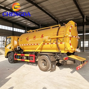 Camion d'occasion Dongfeng T8 4X2 150HP Diesel à conduite à gauche, camion de nettoyage de canalisations, camion de pompage des eaux usées, camion lourd - Product Image 4