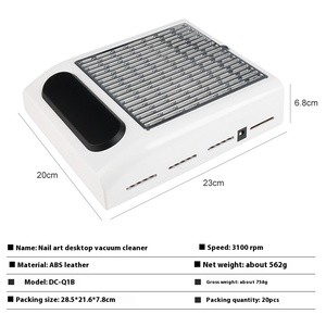 Nuevo Producto: Aspiradora de Polvo para Uñas de 80W, Aspiradora Profesional de Bajo Ruido para Polvo de Uñas, Filtro de Polvo, Equipo para Uñas - Product Image 5