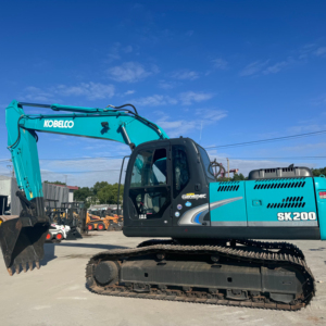 รถขุด Kobelco SK200 มือสองของแท้ ขายดี คุณภาพดี ระบบไฮดรอลิกแข็งแกร่ง พร้อมใช้งาน - Product Image 1