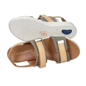 Sandalias de Plataforma Stonefly para Mujer, Color Verde Militar, Tacón de 4 cm, Talla 39 - Product Image 6