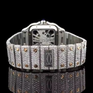 Superb <b>Craft</b> Luxury Anti-Fade Diamond Watch for Men Strong Clasp Lock and Smooth Edges Gentle Touch Wrist Export Selling - Product Image 4
