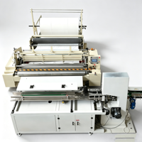 Máquina Semiautomática para Fabricar Papel Higiénico, Precio de Fábrica, Motor de Alta Velocidad 150-200m/min, Capacidad de 1000-2000 Piezas/Min