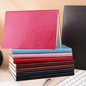 soft PU cover custom color leather stationery notebook a5 in notebooks bulk for gift and promotion