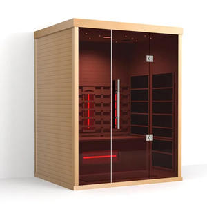 محمولة سهلة التركيب فنلندا الخشب الصلب المنزل الأشعة تحت الحمراء البخار ساونا المقصورة غرفة ساونا للبيع - Product Image 2