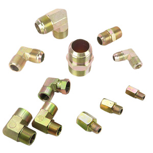 Conexiones de Tubería de Aceite de Cabeza Plana y Cabeza Puntiaguda de Alta Presión de 4/8/6/8/1 Pulgadas, Juntas de Transición Hidráulicas Rectas - Product Image 1
