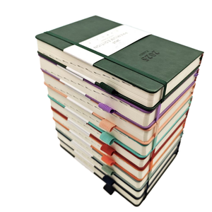 Agenda de Tapa Dura con Impresión UV y Grabado Láser, Tamaño A5, en Cuero Gris, para Oficina, Escuela, Negocios, Encuadernación Térmica, Regalo Perfecto - Product Image 1