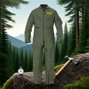 Kerousi ZF <span class=keywords><strong>Airline</strong></span> Worker Vêtements de sécurité pour pilote d'aviation Uniforme de combinaison de vol comprenant un pantalon et une chemise - Product Image 5