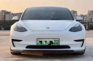 Modelo <span class=keywords><strong>3</strong></span> kit de carrocería estilo ART fibra de carbono parachoques delantero divisor faldones laterales difusor Spoiler para Tesla Modelo <span class=keywords><strong>3</strong></span> 19-22 - Product Image 3