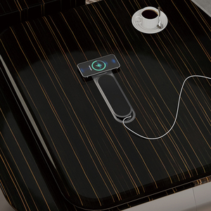 Nội thất văn phòng CEO độc quyền sang trọng, bàn quản lý tiêu chuẩn cao bằng gỗ đen, bàn điều hành hiện đại - Product Image 4