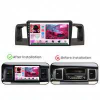 Jiawell 9 Inch 6+128GB Pemutar Mobil dengan Mirror Link CarPlay WiFi & BT GPS USB Terintegrasi untuk BYD F3