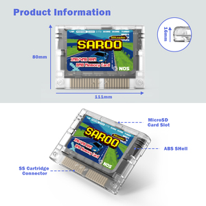 SAR-OO Ổ đĩa quang <span class=keywords><strong>emulator</strong></span> hdloader flash-giỏ hàng 1Mb/4Mb Ram 8Mb thẻ nhớ cho se-ga Saturn - Product Image 6