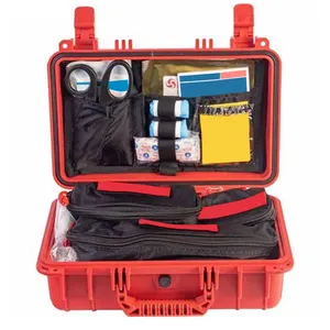 Factory Wholesale Protective Case Plastic Waterproof First Aid Kit Equipment Hard Shockproof Medical Case